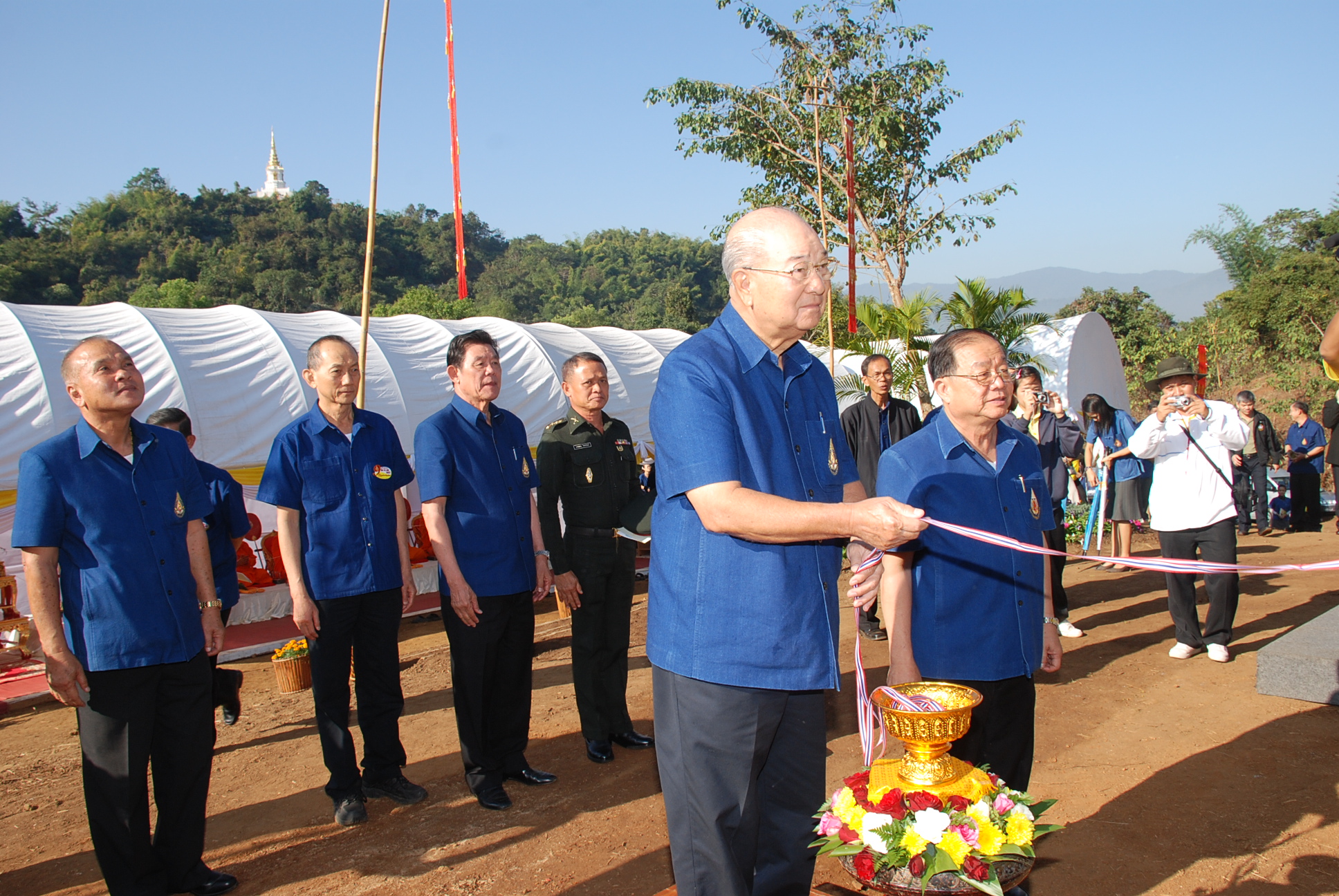 พิธีเปิดโครงการสวนพฤกษศาสตร์ มหาวิทยาลัยแม่ฟ้าหลวง